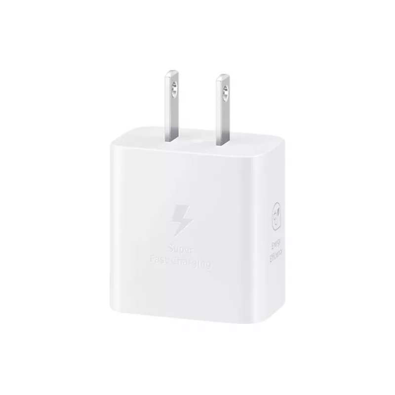 Samsung EP-T2510X uniwersalna biała szybka ładowarka USB-C do użytku wewnętrznego
