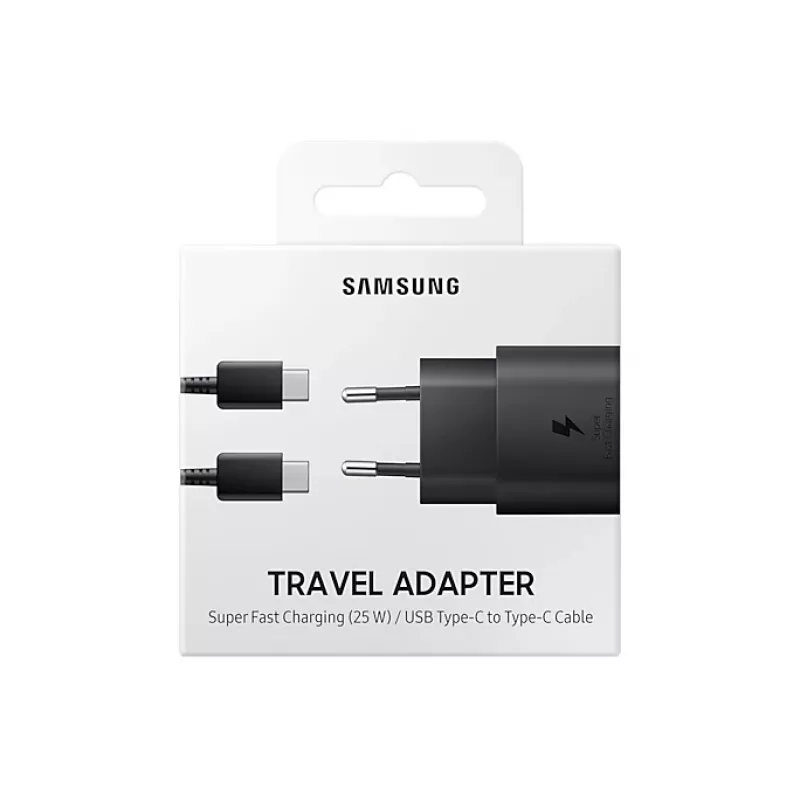Samsung EP-TA800NBEG zasilacz Wewnętrzny/zewnętrzny 25 W Czarny