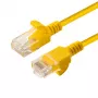 Microconnect V-UTP6A0015Y-cienki kabel sieciowy Żółty 0,15 m Cat6a U/UTP (UTP)