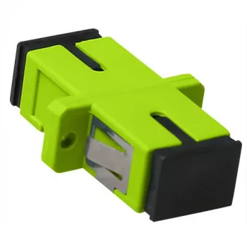 ACT światłowodowy adapter simplex SC-SC wielomodowy OM5, SC/SC, zielony, wielomodowy, ceramika cyrkonowa, OM5, 1 szt.