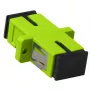 ACT światłowodowy adapter simplex SC-SC wielomodowy OM5, SC/SC, zielony, wielomodowy, ceramika cyrkonowa, OM5, 1 szt.