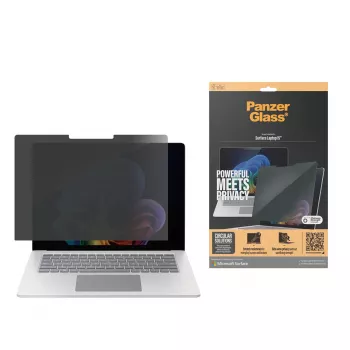PanzerGlass ® Folia ochronna z ochroną prywatności Microsoft Surface Laptop 7th Edition 15'' | Ultra-Wide Fit