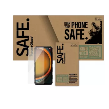 PanzerGlass SAFE. by ® Osłona ekranu Samsung Galaxy Xcover7 Pro | Xcover7 | Xcover6 Pro | Ultra-Wide Fit | Bulk