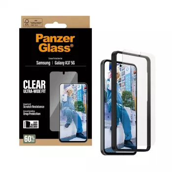 PanzerGlass Ochrona ekranu Ultra-Wide Fit dla Samsung Galaxy A37 5G — przezroczysta, odporna na zarysowania