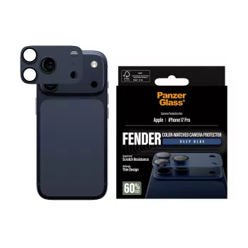 Osłona aparatu PanzerGlass Fender Deep niebieski do iPhone 17 Pro