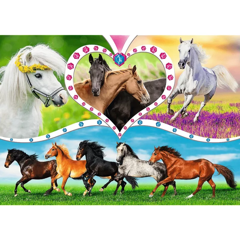 Puzzle TREFL 200 elementów - Psie figle, 200 elementów, karton