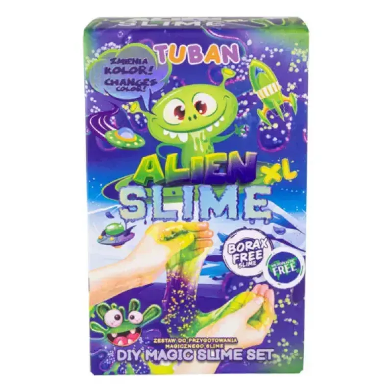 Zestaw do tworzenia slime TUBAN DIY SLIME ALIEN XL, wielokolorowy, wiek 6+