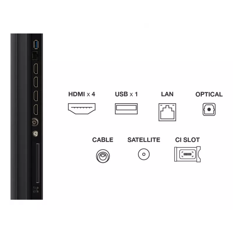 TCL Q6C 85Q6C TV 2,16 m (85 cali) 4K Ultra HD Smart TV Wi-Fi metaliczny