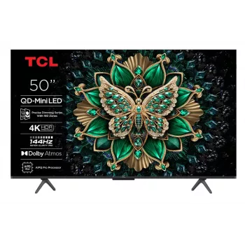 Telewizor TCL 50Q6C 127 cm (50 cali) 4K Ultra HD Smart TV Wi-Fi Metaliczny