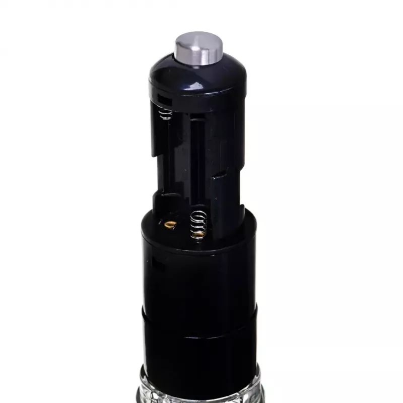 Elektryczny młynek do pieprzu ESPERANZA EKP001K — regulowana grubość mielenia, ceramiczny mechanizm, oświetlenie LED, 230 mm, baterie AA