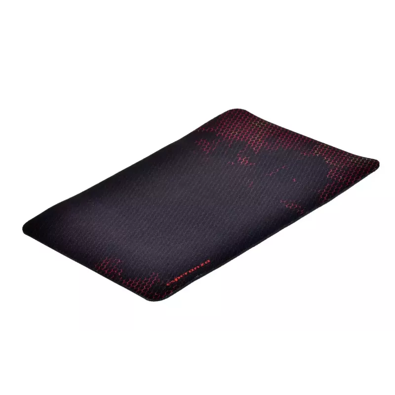 Podkładka pod mysz ESPERANZA EGP101R — gamingowa, poliester, rozmiar S 250×200×2 mm, antypoślizgowa podstawa, pomarańczowa wzorzysta powierzchnia