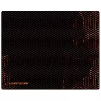 Podkładka pod mysz ESPERANZA EGP101R — gamingowa, poliester, rozmiar S 250×200×2 mm, antypoślizgowa podstawa, pomarańczowa wzorzysta powierzchnia