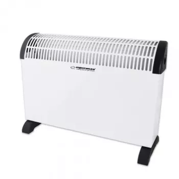 Grzejnik konwekcyjny elektryczny ESPERANZA EHH008 — 2000 W, 3 poziomy mocy, regulowany termostat, biały