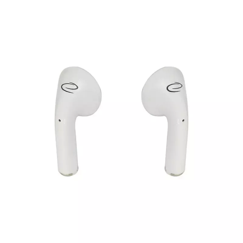Bezprzewodowe słuchawki douszne ESPERANZA EH237W — Bluetooth 5.3, sterowanie dotykowe, bateria 3–4 h, białe