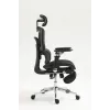 Ergonomiczne krzesło biurowe ActiveJet YK848 — siatkowe siedzisko i oparcie, czarne, oparcie 50,5×57 cm, szerokość siedziska 48,5 cm