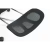 Ergonomiczne krzesło biurowe ActiveJet YK848 — siatkowe siedzisko i oparcie, czarne, oparcie 50,5×57 cm, szerokość siedziska 48,5 cm