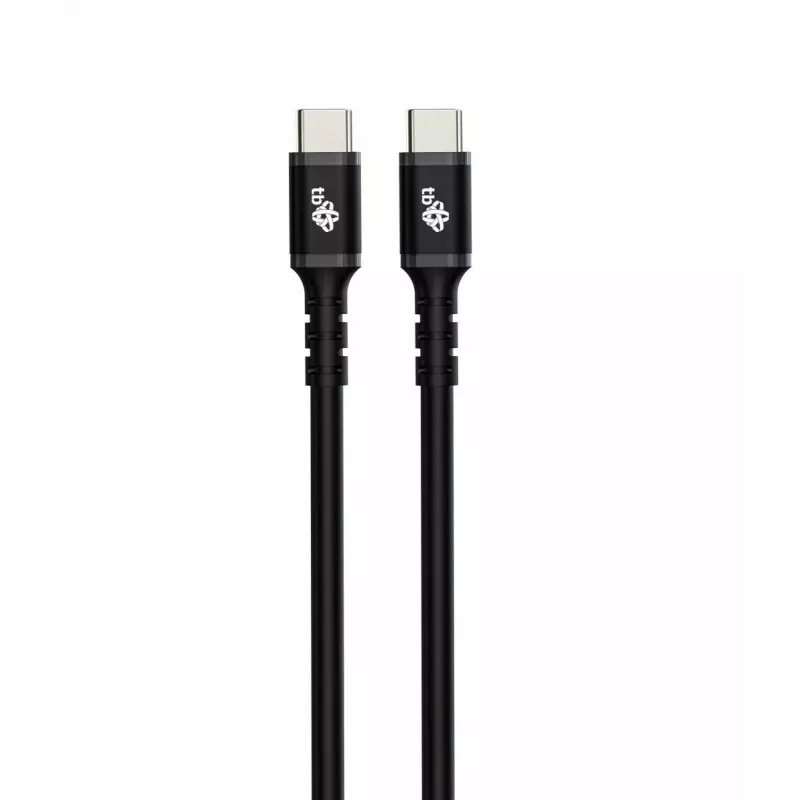 Kabel USB-C TB AKTBXKUCC2SI10B, 1 m, osłona silikonowa, czarny