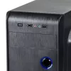 Obudowa PC Akyga AK939BL Midi Tower — obsługa ATX/Micro-ATX, 3×3.5 cala + 3×2.5 cala, GPU do 385 mm, USB 2.0