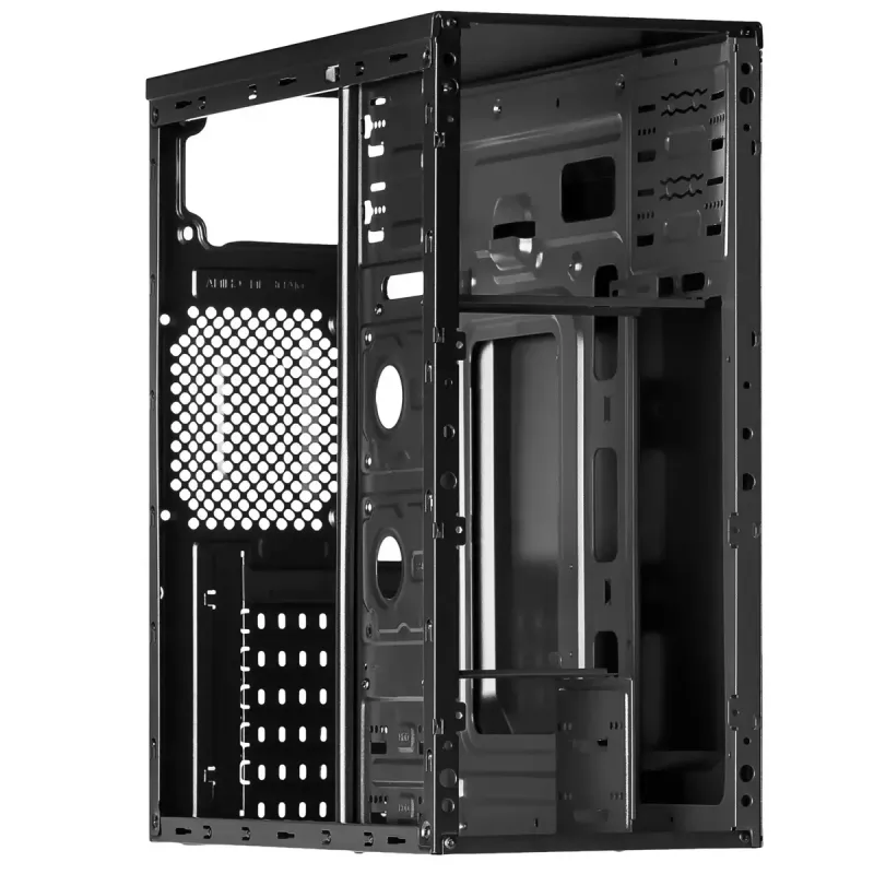 Obudowa PC Akyga AK939BL Midi Tower — obsługa ATX/Micro-ATX, 3×3.5 cala + 3×2.5 cala, GPU do 385 mm, USB 2.0