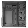 Obudowa PC Akyga AK939BL Midi Tower — obsługa ATX/Micro-ATX, 3×3.5 cala + 3×2.5 cala, GPU do 385 mm, USB 2.0