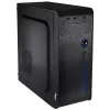 Obudowa PC Akyga AK939BL Midi Tower — obsługa ATX/Micro-ATX, 3×3.5 cala + 3×2.5 cala, GPU do 385 mm, USB 2.0