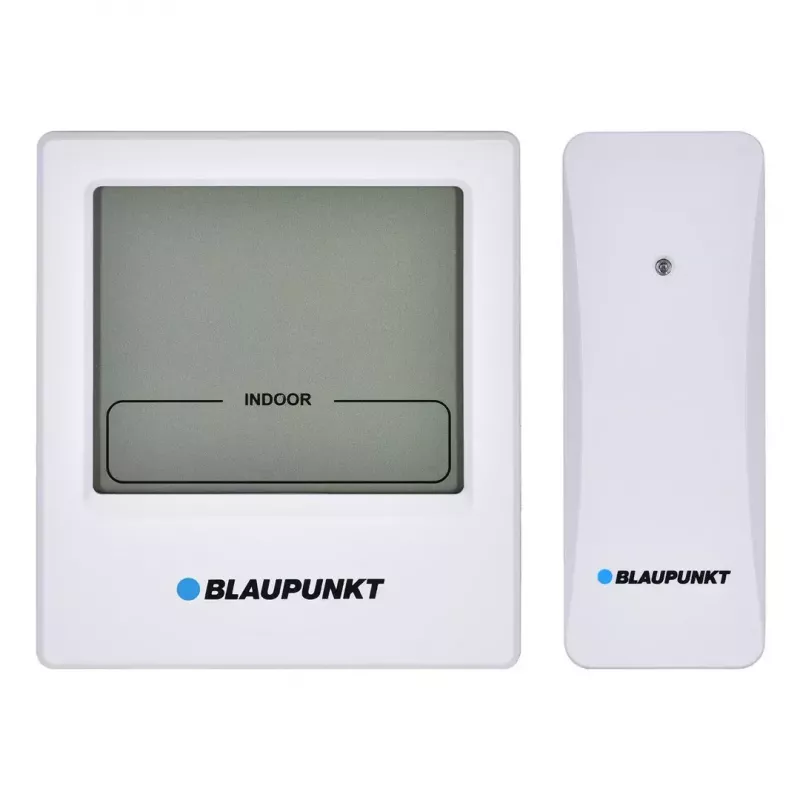 Stacja pogodowa BLAUPUNKT WS10WH — bezprzewodowy monitor temperatury i wilgotności wewnątrz i na zewnątrz