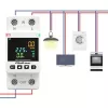 Jednofazowy licznik zużycia energii QOLTEC 50981 DIN35 230V 50Hz