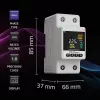 Jednofazowy licznik zużycia energii QOLTEC 50981 DIN35 230V 50Hz