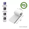 Rolka termiczna do paragonów QOLTEC 57 x 30 mm 55 g/m² bez BPA, rdzeń 17 mm, 10 szt.