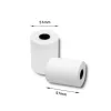 Rolka termiczna do paragonów QOLTEC 57 x 30 mm 55 g/m² bez BPA, rdzeń 17 mm, 10 szt.