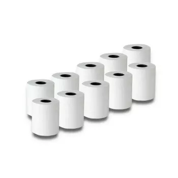 Rolka termiczna do paragonów QOLTEC 57 x 30 mm 55 g/m² bez BPA, rdzeń 17 mm, 10 szt.