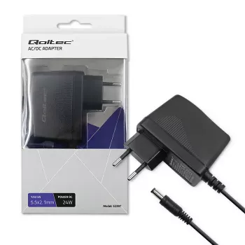 Ładowarka do urządzeń mobilnych Qoltec 52397 Uniwersalna Czarny AC Wewnętrzna 2A 220-240V