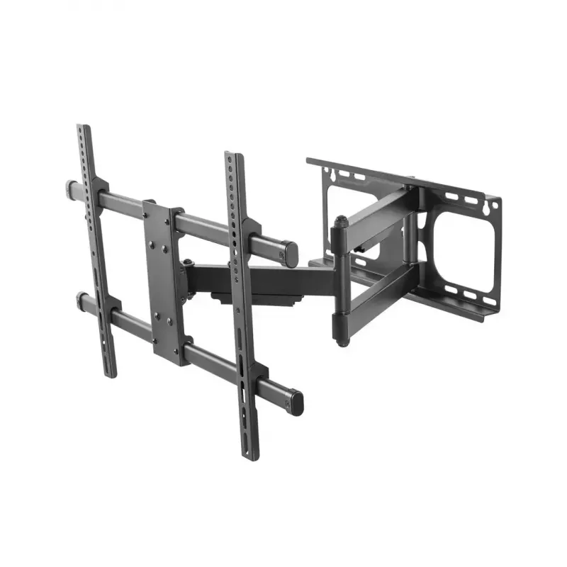 Uchwyt ścienny do telewizora Cabletech LEC-UCH0205 do ekranów 37–70 cali, VESA 600x400, obciążenie 60 kg, czarny