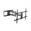 Uchwyt ścienny do telewizora Cabletech LEC-UCH0205 do ekranów 37–70 cali, VESA 600x400, obciążenie 60 kg, czarny