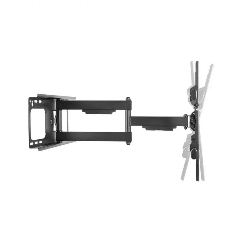 Uchwyt ścienny do telewizora Cabletech LEC-UCH0205 do ekranów 37–70 cali, VESA 600x400, obciążenie 60 kg, czarny