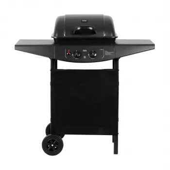 Grill gazowy TEESA TSA0080 — 2 palniki, przenośny grill ogrodowy