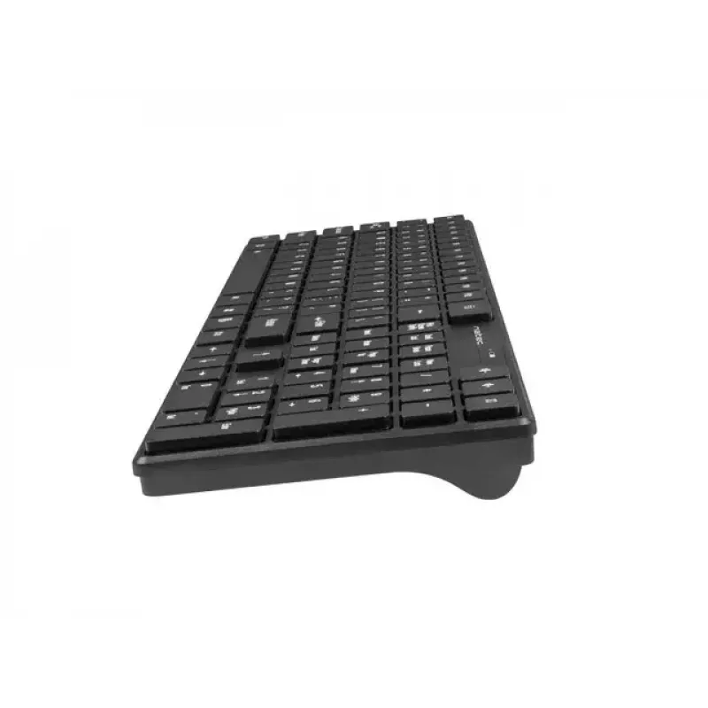 Bezprzewodowy zestaw klawiatura i mysz NATEC Stingray NZB-1440 — RF bezprzewodowa, pełnowymiarowa 108-klawiszy QWERTY, US English, czarna