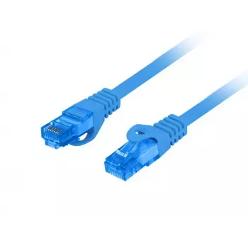 Kabel sieciowy LANBERG Cat6a RJ-45 na RJ-45 S/FTP LSZH, 1 m, niebieski