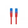 LANBERG RJ-45 Cat6a kabel krosowy PCF6A-10CC-0100-R, 1 m, S/FTP, CCA, LSZH, czerwony