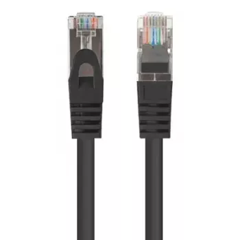 Kabel sieciowy Lanberg PCF6-20CC-0025-BK RJ-45 Cat6 0,25 m Czarny
