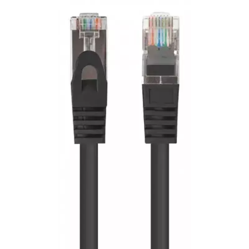 Kabel sieciowy Lanberg PCF6-20CC-0025-BK RJ-45 Cat6 0,25 m Czarny