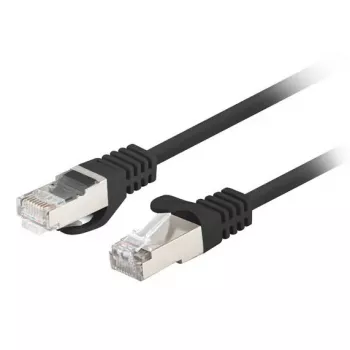 Kabel sieciowy Lanberg PCF6-20CC-0025-BK RJ-45 Cat6 0,25 m Czarny