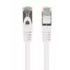 Kabel krosowy Ethernet LANBERG PCF6-20CC-0100-W Cat6 U/UTP 1 m, przewodnik CCA, 250 MHz, biały