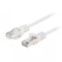 Kabel krosowy Ethernet LANBERG PCF6-20CC-0100-W Cat6 U/UTP 1 m, przewodnik CCA, 250 MHz, biały