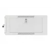 Naścienna szafa rack 19 cali 4U LANBERG WAFA-5604-10S, głębokość 600 mm, szara, drzwi szklane (składana)