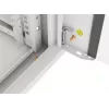 Naścienna szafa rack 19 cali 4U LANBERG WAFA-5604-10S, głębokość 600 mm, szara, drzwi szklane (składana)
