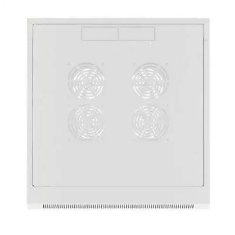 Naścienna szafa rack 19 cali 4U LANBERG WAFA-5604-10S, głębokość 600 mm, szara, drzwi szklane (składana)
