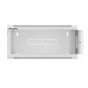 Naścienna szafa rack 19 cali 4U LANBERG WAFA-5604-10S, głębokość 600 mm, szara, drzwi szklane (składana)