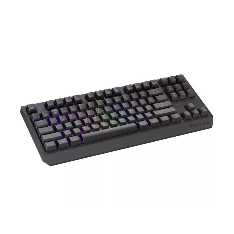 Klawiatura GENESIS Thor 230 TKL Gaming USB + RF Wireless + Bluetooth QWERTY Czarna