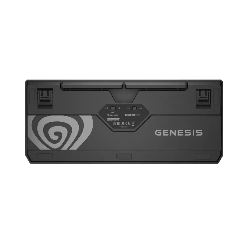 Klawiatura GENESIS Thor 230 TKL Gaming USB + RF Wireless + Bluetooth QWERTY Czarna